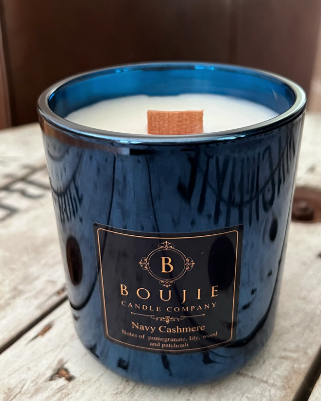 Boujie Candle - Navy Cashmere