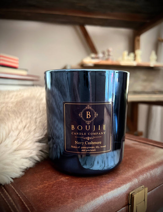 Boujie Candle - Navy Cashmere (Back in Stock 12/15)